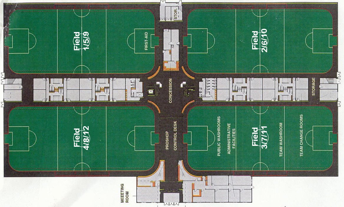 Indoor Facilities Field Layout